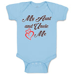 Baby Clothes My Aunt and Uncle Love Me Funny Baby Bodysuits Boy & Girl Cotton