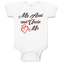 Baby Clothes My Aunt and Uncle Love Me Funny Baby Bodysuits Boy & Girl Cotton