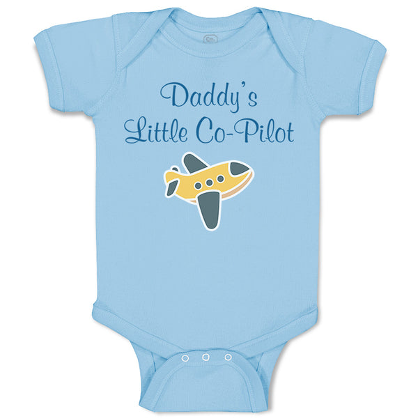 Baby Clothes Daddy's Little Co-Pilot Dad Father's Day Western Baby Bodysuits