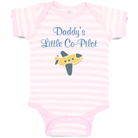 Baby Clothes Daddy's Little Co-Pilot Dad Father's Day Western Baby Bodysuits