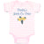 Baby Clothes Daddy's Little Co-Pilot Dad Father's Day Western Baby Bodysuits