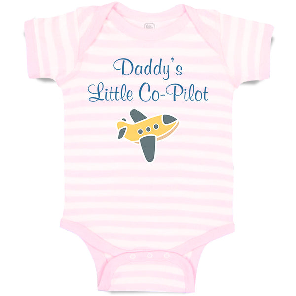 Baby Clothes Daddy's Little Co-Pilot Dad Father's Day Western Baby Bodysuits