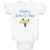 Baby Clothes Daddy's Little Co-Pilot Dad Father's Day Western Baby Bodysuits