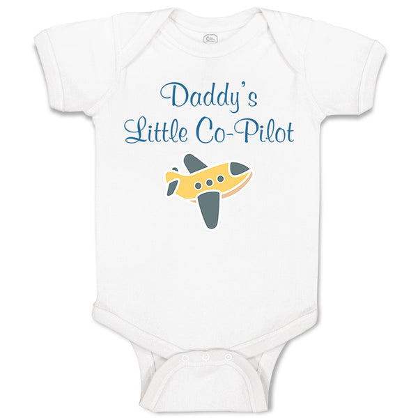 Baby Clothes Daddy's Little Co-Pilot Dad Father's Day Western Baby Bodysuits