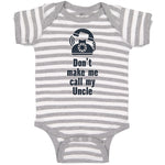 Baby Clothes Don'T Make Me Call My Uncle Funny Style A Baby Bodysuits Cotton