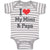 Baby Clothes I Heart My Mimi & Papa Grandparents Baby Bodysuits Cotton