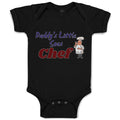 Baby Clothes Daddy's Little Sous Chef Cooking Dad Father's Day Baby Bodysuits