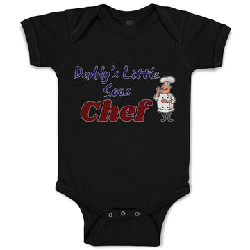 Baby Clothes Daddy's Little Sous Chef Cooking Dad Father's Day Baby Bodysuits