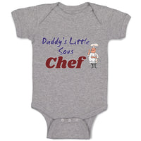 Baby Clothes Daddy's Little Sous Chef Cooking Dad Father's Day Baby Bodysuits