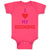 Baby Clothes I Heart My Grandma Love Grandmother Grandma Baby Bodysuits Cotton