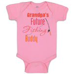 Baby Clothes Grandpa's Future Fishing Buddy Grandpa Grandfather Baby Bodysuits