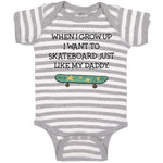 When I Grow up I Want to Skateboard Just like My Daddy