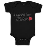 Baby Clothes I Love My Sister Baby Bodysuits Boy & Girl Newborn Clothes Cotton
