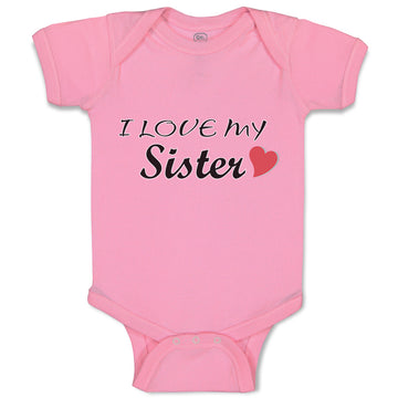 Baby Clothes I Love My Sister Baby Bodysuits Boy & Girl Newborn Clothes Cotton