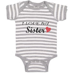 Baby Clothes I Love My Sister Baby Bodysuits Boy & Girl Newborn Clothes Cotton