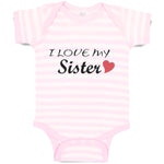Baby Clothes I Love My Sister Baby Bodysuits Boy & Girl Newborn Clothes Cotton