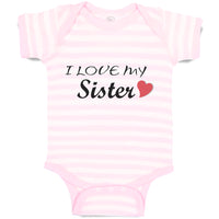 Baby Clothes I Love My Sister Baby Bodysuits Boy & Girl Newborn Clothes Cotton