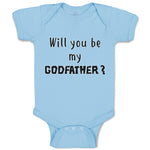 Baby Clothes Will You Be My Godfather Pregnancy Baby Announcement Baby Bodysuits