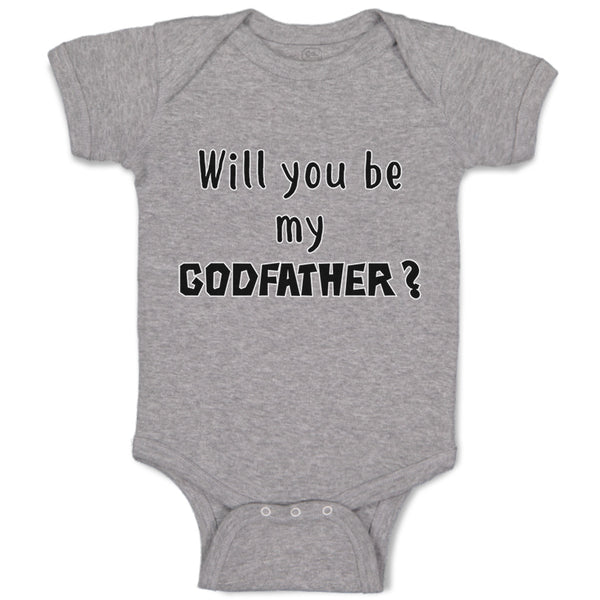 Baby Clothes Will You Be My Godfather Pregnancy Baby Announcement Baby Bodysuits