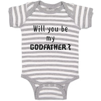 Baby Clothes Will You Be My Godfather Pregnancy Baby Announcement Baby Bodysuits