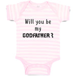 Baby Clothes Will You Be My Godfather Pregnancy Baby Announcement Baby Bodysuits