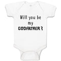 Baby Clothes Will You Be My Godfather Pregnancy Baby Announcement Baby Bodysuits