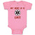 Baby Clothes My Aunt Is A Emt! Paramedic Baby Bodysuits Boy & Girl Cotton