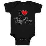 Baby Clothes I Love My Pop Dad Father's Day Baby Bodysuits Boy & Girl Cotton