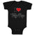 Baby Clothes I Love My Pop Dad Father's Day Baby Bodysuits Boy & Girl Cotton