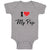 Baby Clothes I Love My Pop Dad Father's Day Baby Bodysuits Boy & Girl Cotton