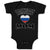 Baby Clothes I Love My Russian Mom Mothers Baby Bodysuits Boy & Girl Cotton