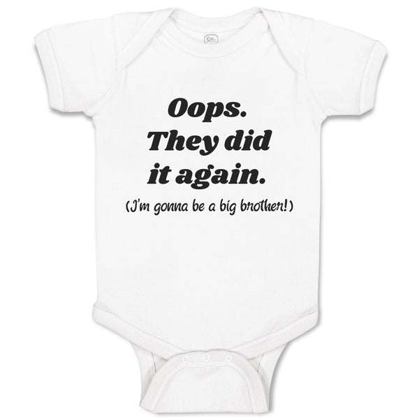 Baby Clothes They Did It Again Gonna Be A Big Brother! Pregnancy Announcement