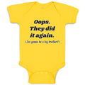 Baby Clothes They Did It Again Gonna Be A Big Brother! Pregnancy Announcement