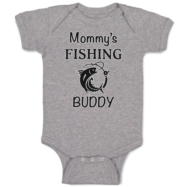 Cute Rascals® Baby Clothes Mommy's Fishing Buddy Baby Bodysuit