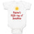 Baby Clothes Papaw's Little Ray of Sunshine Grandpa Grandfather Grandfather Dad