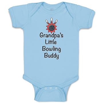 Baby Clothes Grandpa's Little Bowling Buddy Grandpa Grandfather Baby Bodysuits