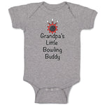 Baby Clothes Grandpa's Little Bowling Buddy Grandpa Grandfather Baby Bodysuits