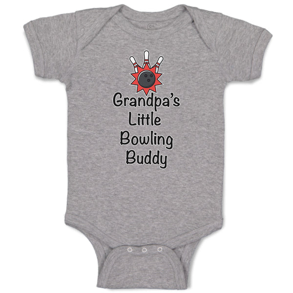 Baby Clothes Grandpa's Little Bowling Buddy Grandpa Grandfather Baby Bodysuits