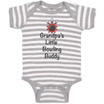 Baby Clothes Grandpa's Little Bowling Buddy Grandpa Grandfather Baby Bodysuits