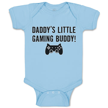 Baby Clothes Daddy's Little Gaming Buddy Dad Father's Day Baby Bodysuits Cotton