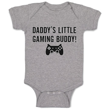 Baby Clothes Daddy's Little Gaming Buddy Dad Father's Day Baby Bodysuits Cotton