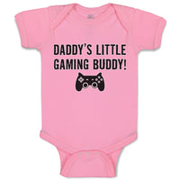 Baby Clothes Daddy's Little Gaming Buddy Dad Father's Day Baby Bodysuits Cotton