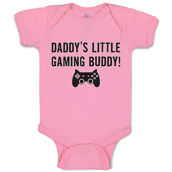 Baby Clothes Daddy's Little Gaming Buddy Dad Father's Day Baby Bodysuits Cotton