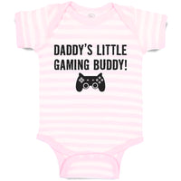 Baby Clothes Daddy's Little Gaming Buddy Dad Father's Day Baby Bodysuits Cotton