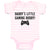 Baby Clothes Daddy's Little Gaming Buddy Dad Father's Day Baby Bodysuits Cotton