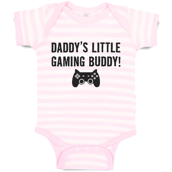 Baby Clothes Daddy's Little Gaming Buddy Dad Father's Day Baby Bodysuits Cotton