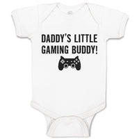 Baby Clothes Daddy's Little Gaming Buddy Dad Father's Day Baby Bodysuits Cotton