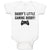 Baby Clothes Daddy's Little Gaming Buddy Dad Father's Day Baby Bodysuits Cotton