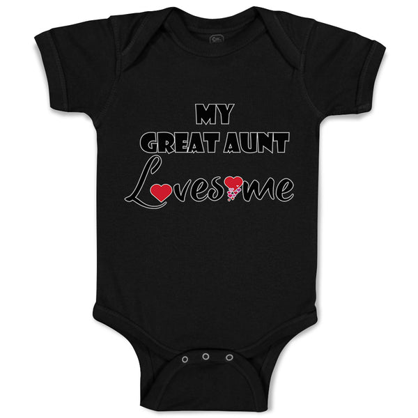Baby Clothes My Great Aunt Loves Me Baby Bodysuits Boy & Girl Cotton