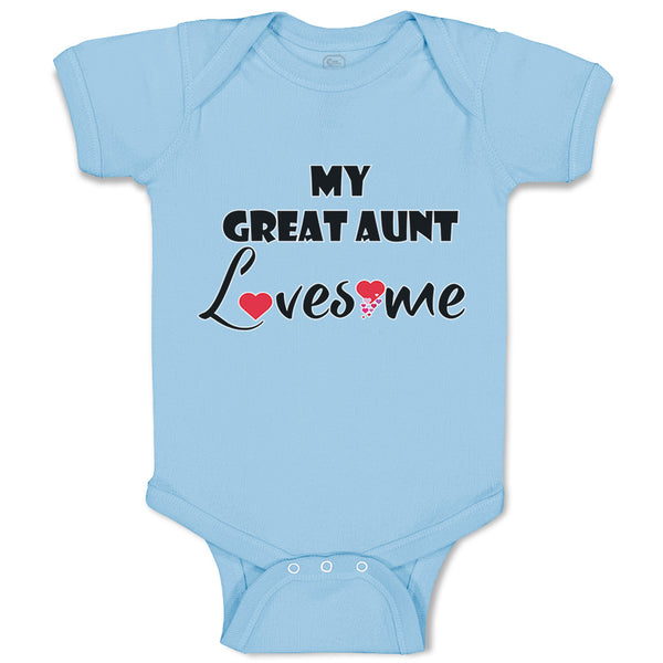 Baby Clothes My Great Aunt Loves Me Baby Bodysuits Boy & Girl Cotton